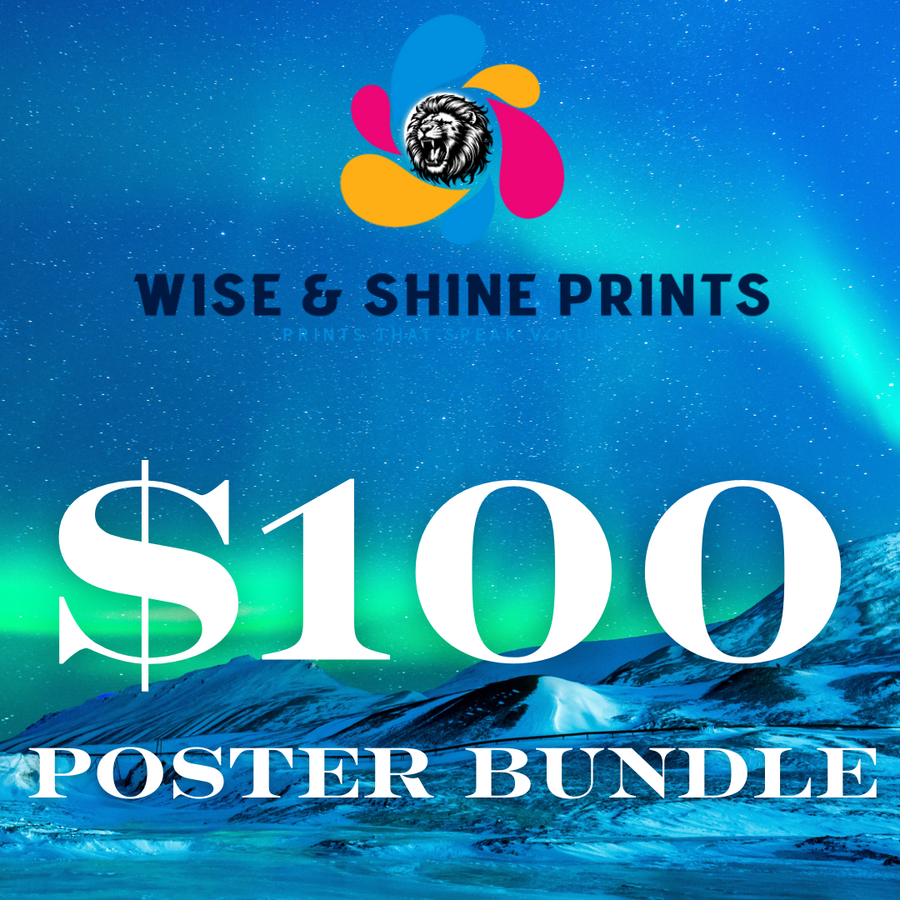 $100 Poster BUNDLE
